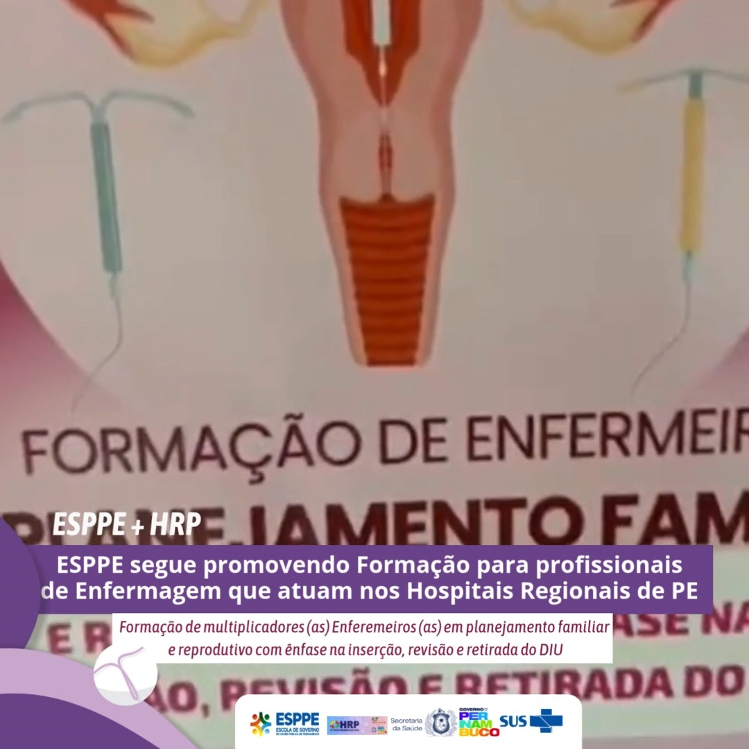 HRP recebe formação sobre planejamento familiar e DIU